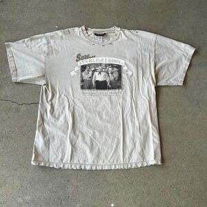 Vintage 2000s the three stooges distressed graphic tv promo tee shirt tshirt